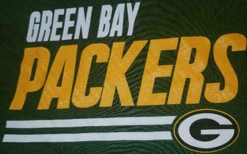 NFL Apparel Boy's Green Bay Packers Short Sleeve Flash Cotton T-shirt 2XL - Thumbnail 2