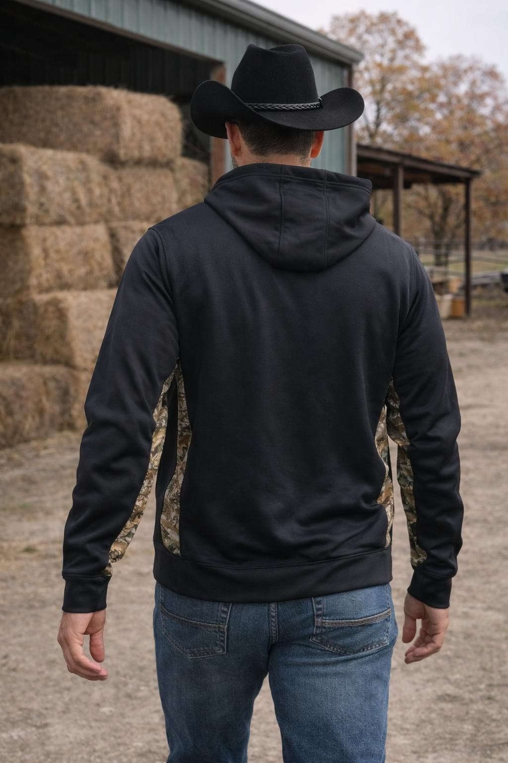 Dunbrooke Dallas Cowboys Realtree Camo Ranger Pullover Hoodie Black Large - Thumbnail 3