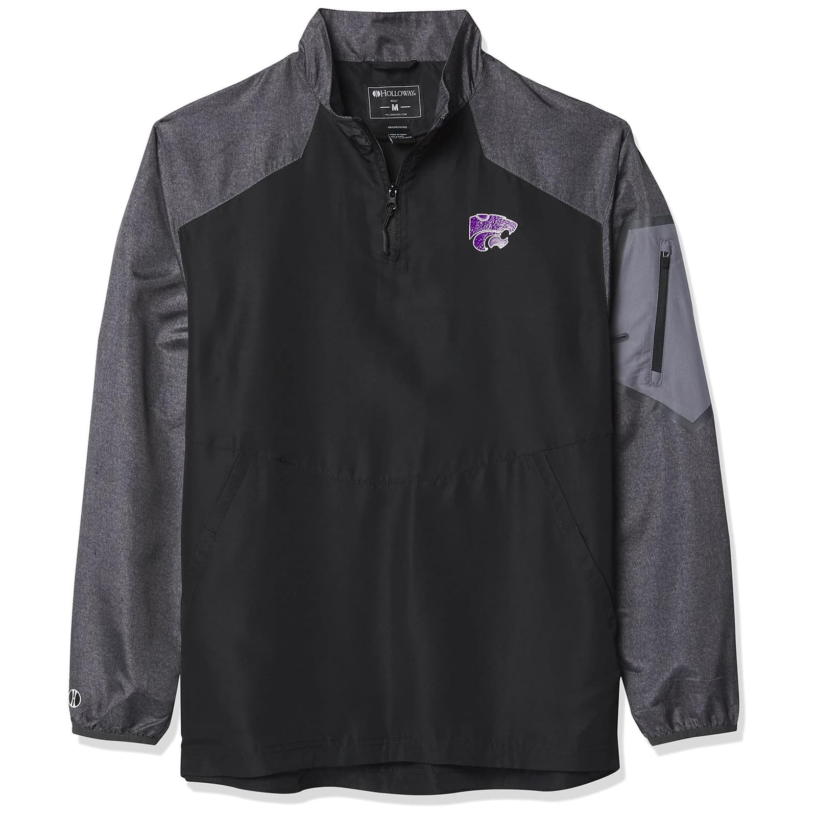 Holloway Kansas State Wildcats Performance Hybrid Pullover Aero-Tec Jacket 2XL