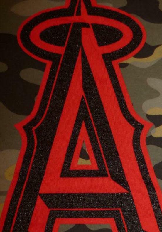 Oakley Men's Los Angeles Angels Camouflage Tee Baseball Red White Black M L XL - Thumbnail 20