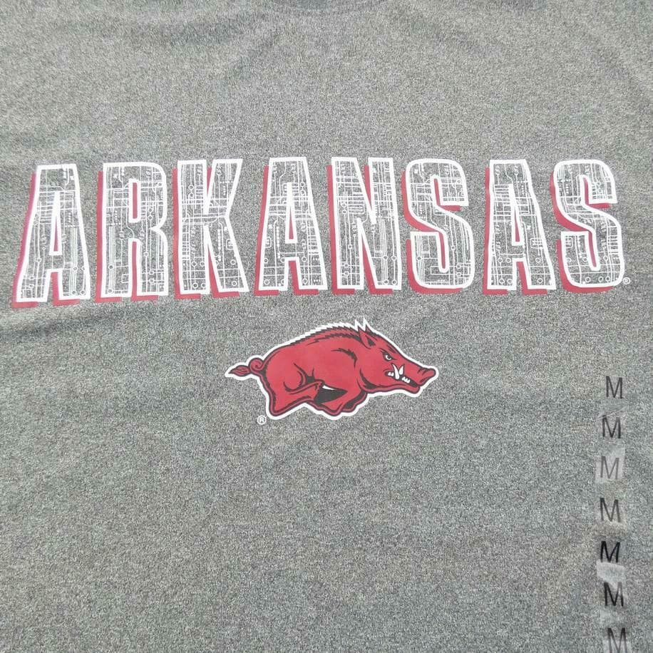 Campus Heritage Men's Arkansas Razorbacks Performance Circuit T-shirt Medium - Thumbnail 2