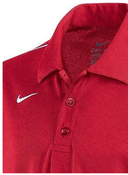 Nike Men's Dri-Fit Solid All Day Performance Polo Blue Black Red M XL - Thumbnail 12