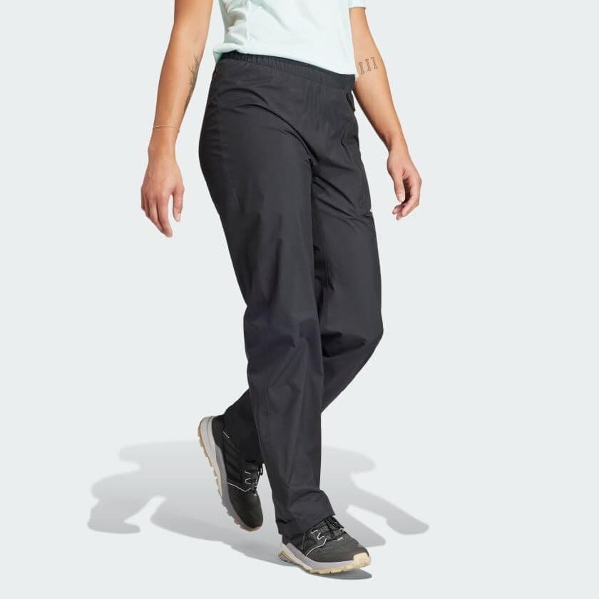 Adidas Women's Terrex Multi RAIN.RDY 2-Layer Rain Pants Large Petite $120 Value - Thumbnail 4