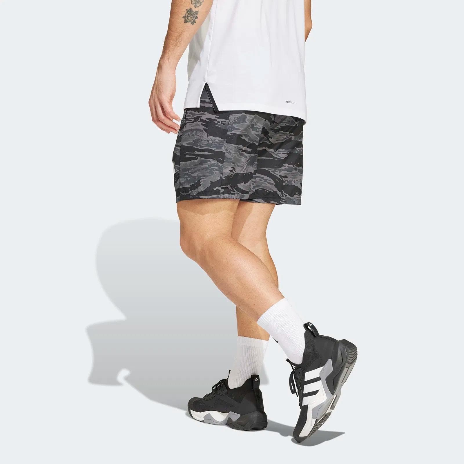 adidas Men's All Over Print Essential Camouflage Shorts 3XL - Thumbnail 2