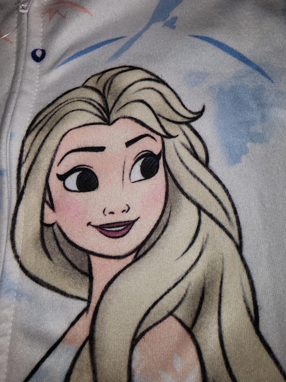 Disney Frozen Sister Anna & Elsa Journey Union Suit Fleece Pajamas Size 4 6 PJs - Thumbnail 5