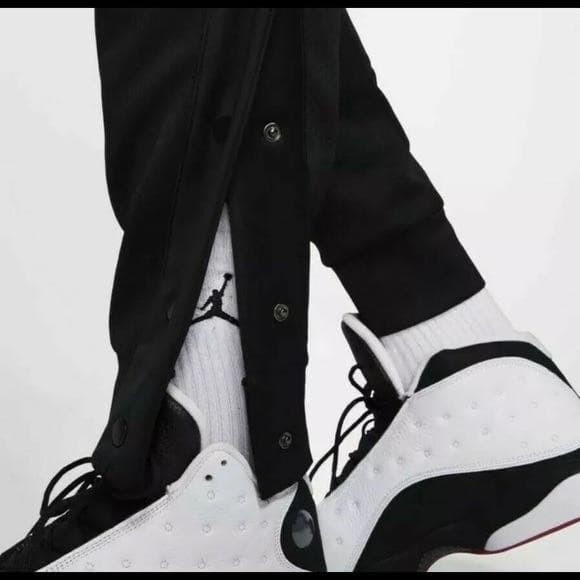 Jordan Nike Men's Air 23 E Flight Tech Lite Tearaway Pants Black X-Large - Thumbnail 10