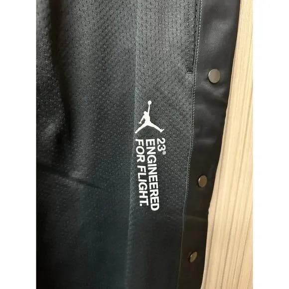 Jordan Nike Men's Air 23 E Flight Tech Lite Tearaway Pants Black X-Large - Thumbnail 11