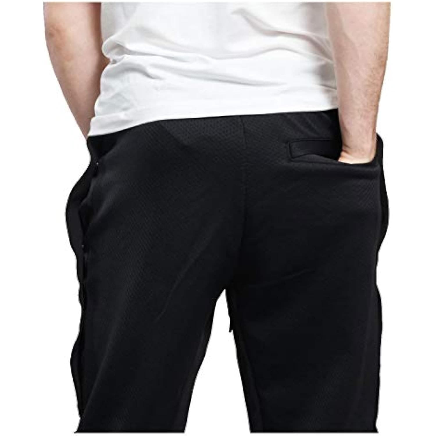 Jordan Nike Men's Air 23 E Flight Tech Lite Tearaway Pants Black X-Large - Thumbnail 8