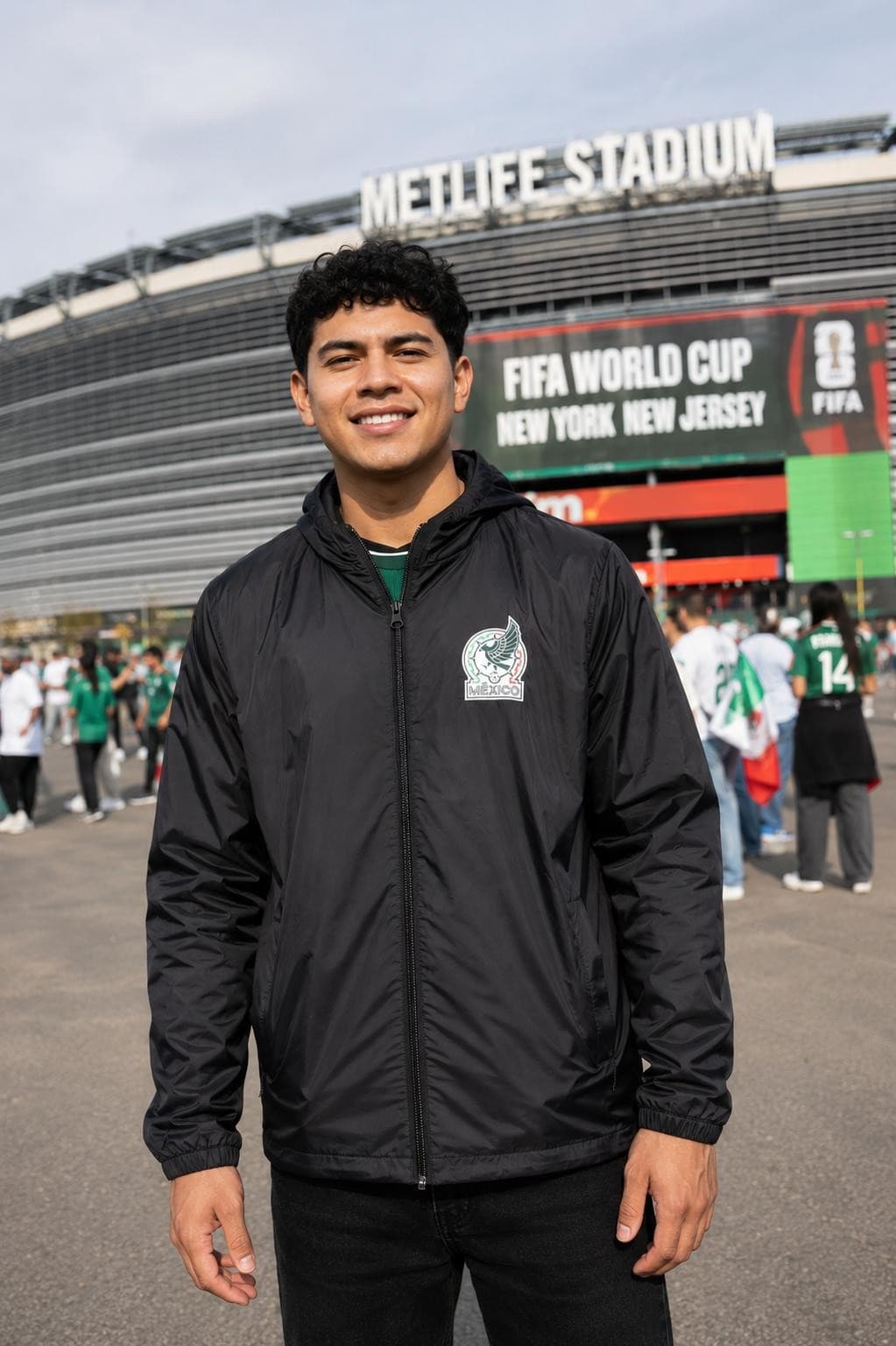 Been There Men's Mexican National Soccer Team Windbreaker Jacket X-Large Mexico - Thumbnail 2
