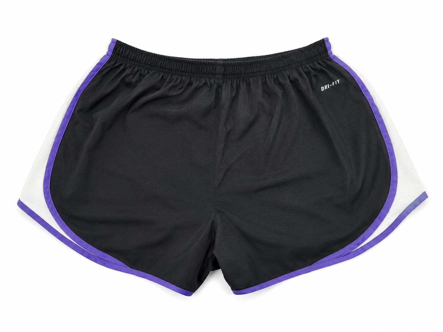 Nike Women's Washington Huskies Dri-Fit Tempo Shorts Black Large $50 Value - Thumbnail 6
