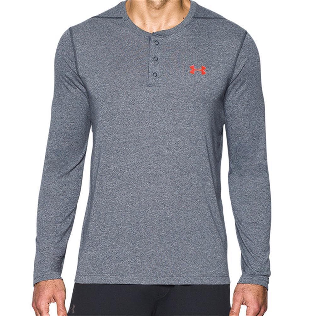 Under Armour Men's Heat Gear Threadborne Siro Long Sleeve Shirt Gray 3XL - Thumbnail 2