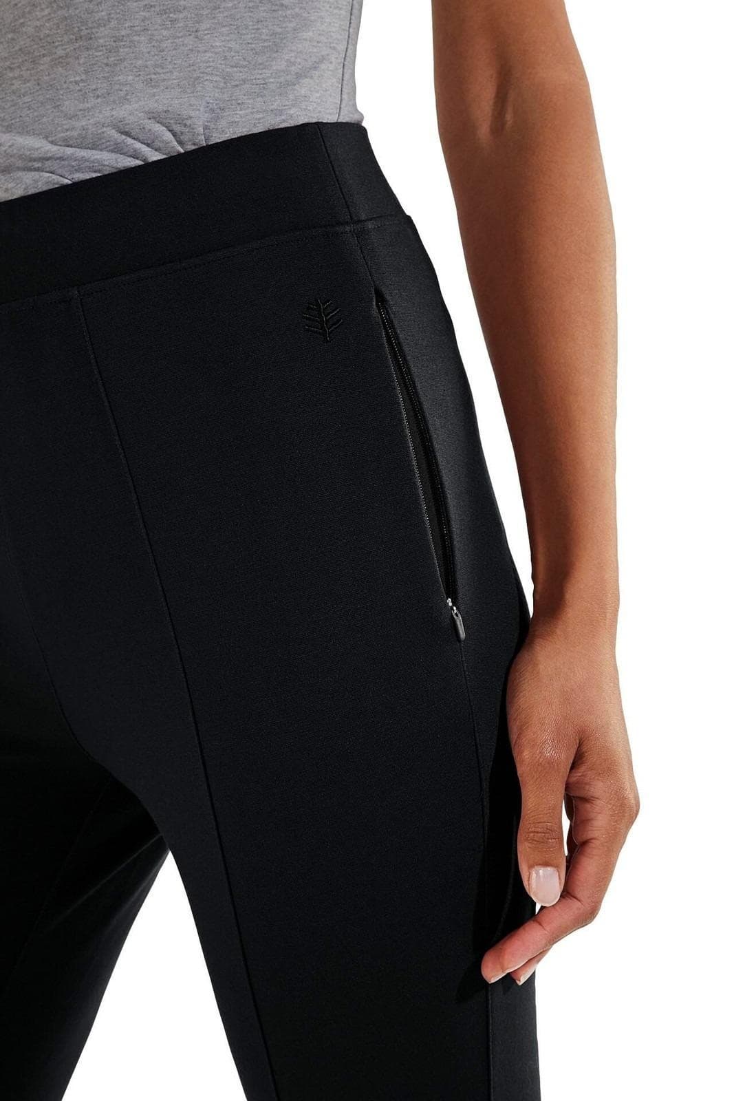 Coolibar Women’s Carsala Cove UPF 50+ Leggings Black Small $135 Value - Thumbnail 7