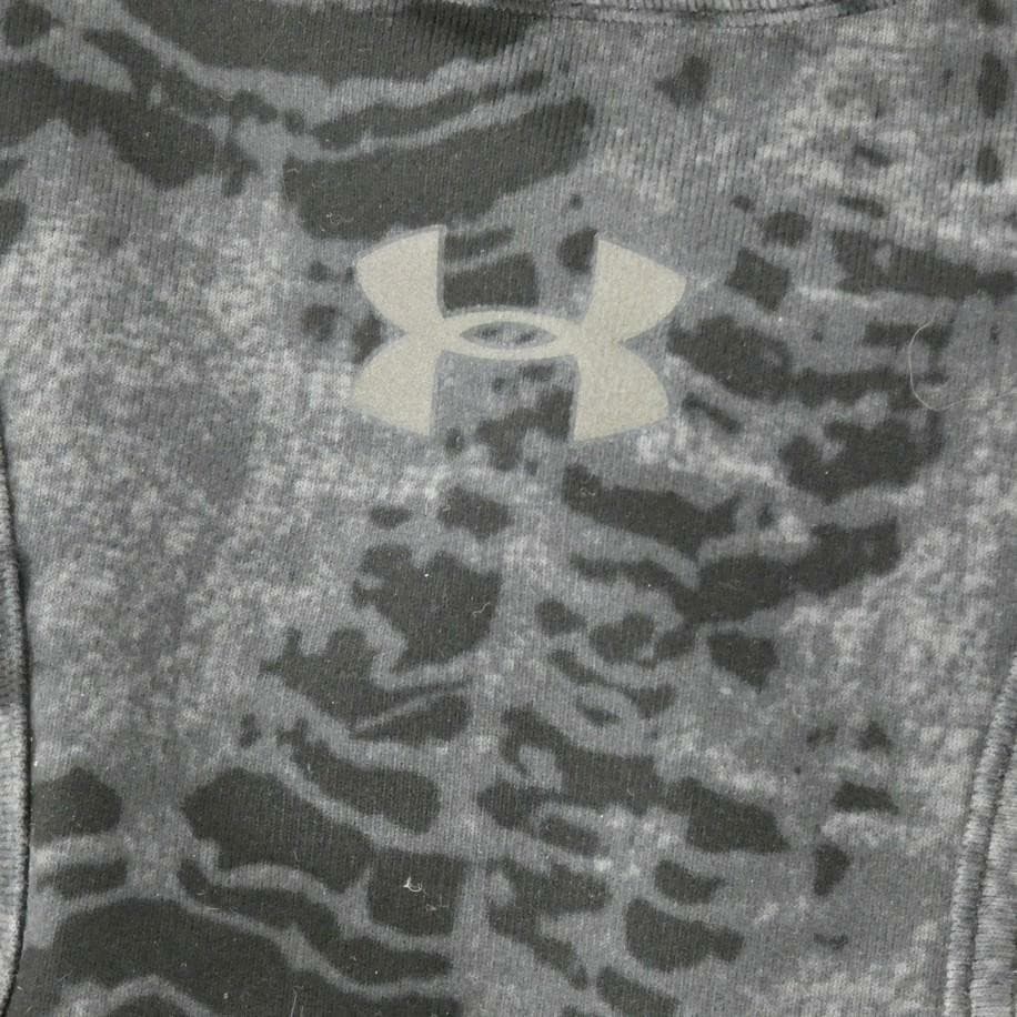 Under Armour Women's Heatgear Tie Dye Fitted Performance Tank Black Gray Large - Thumbnail 4