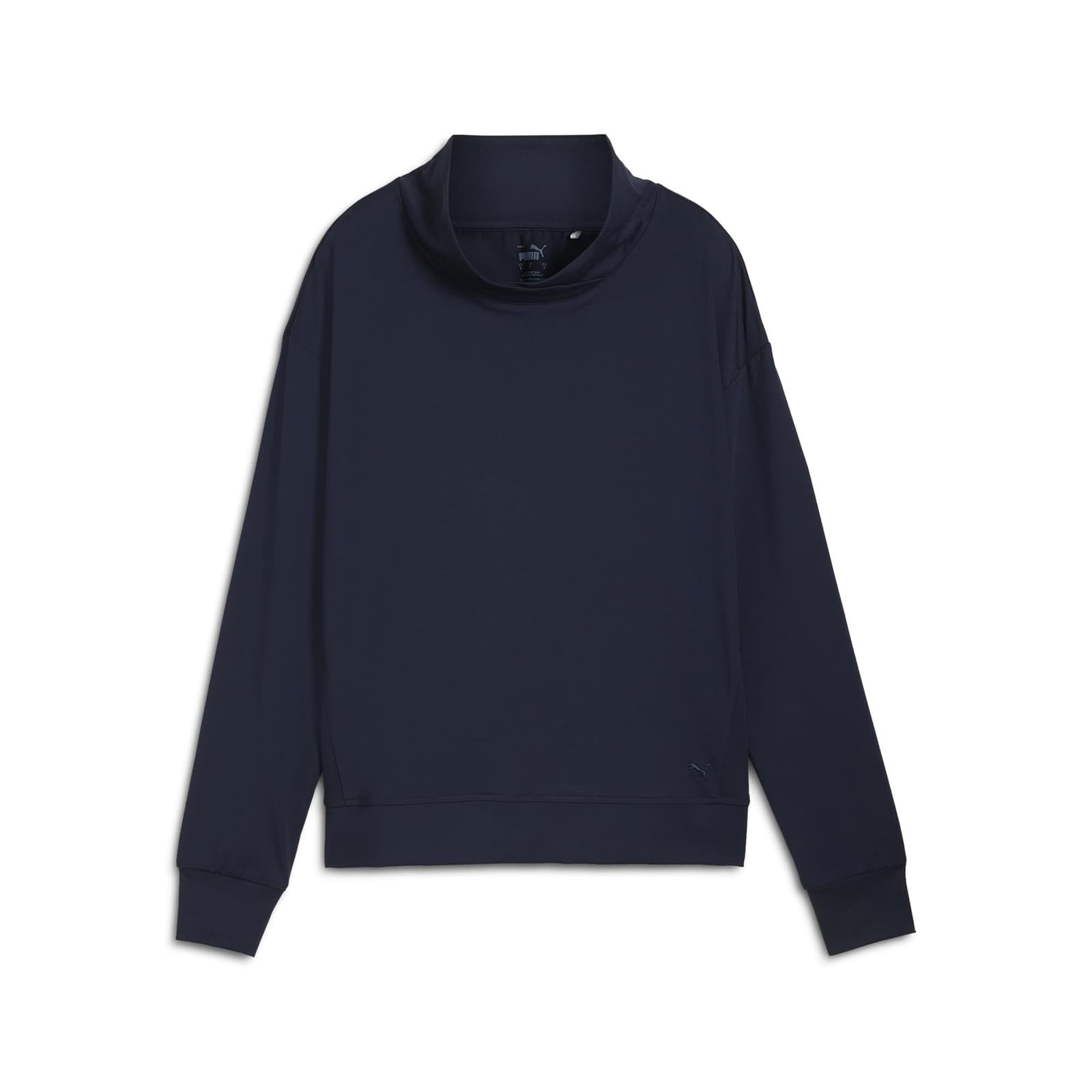 Puma Women's CLOUDSPUN Harper Pullover Golf Jacket Top Navy Blue Large $81 Value - Thumbnail 5