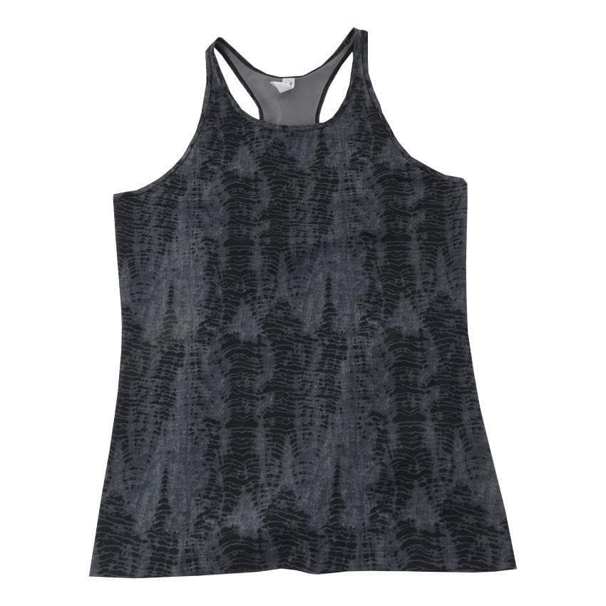 Under Armour Women's Heatgear Tie Dye Fitted Performance Tank Black Gray Large - Thumbnail 9