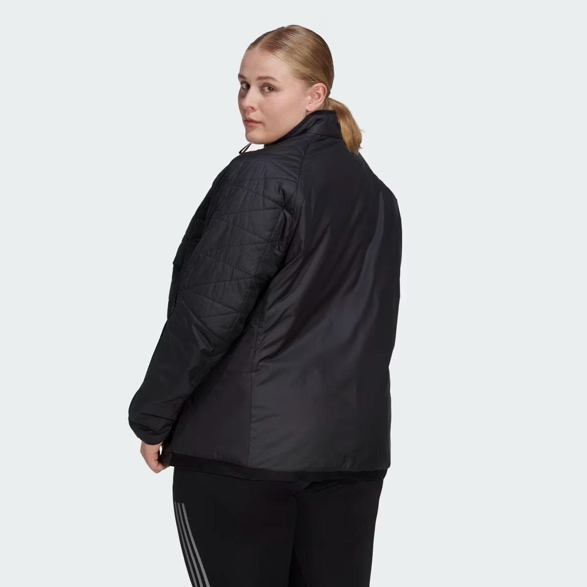 adidas Terrex Women's Multi Insulated Puffer Jacket Black 4XL $170 Value - Thumbnail 4