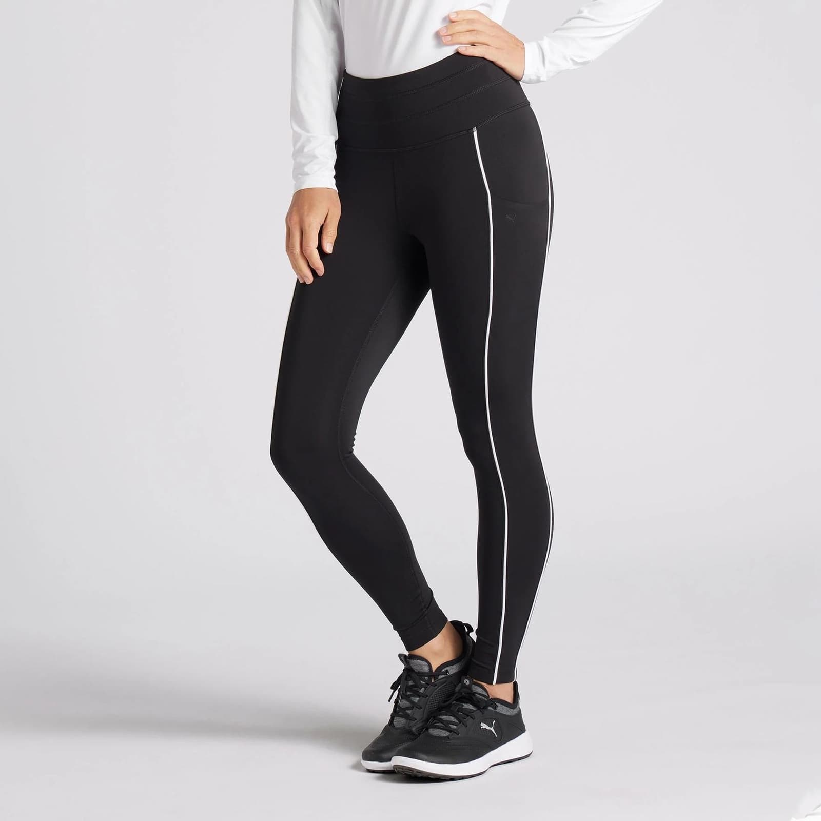 Puma Women's YouV Drycell Moisture Wicking Leggings Blue Large $80 Value - Thumbnail 6