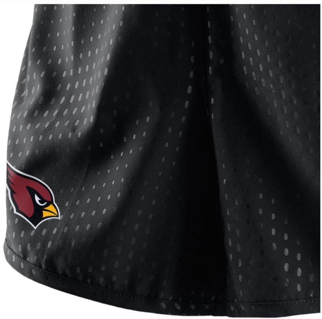 Nike Women's Arizona Cardinals Dri-Fit Mod Tempo Shorts Anthracite X-Large Black - Thumbnail 4