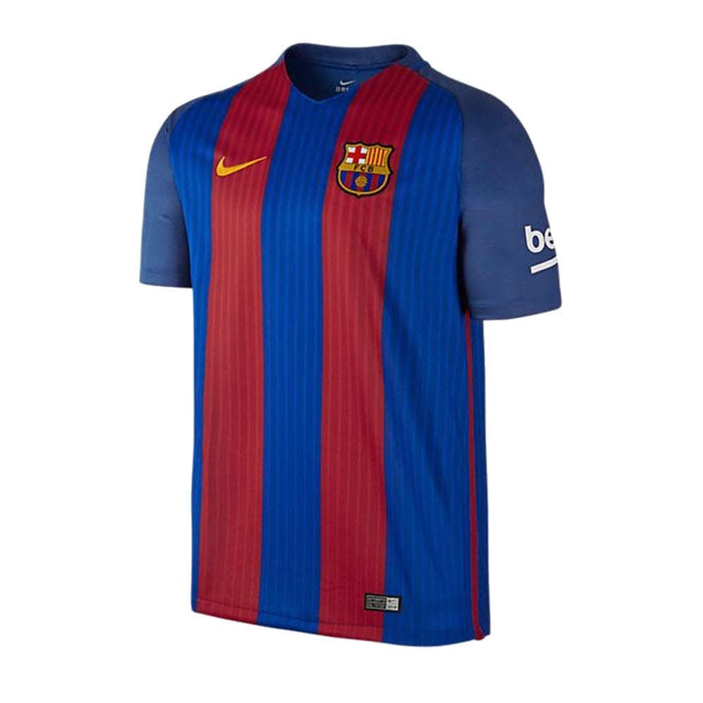 Nike Men's Dri-Fit FC Barcelona Home Soccer Jersey XX-Large Red Blue - Thumbnail 2