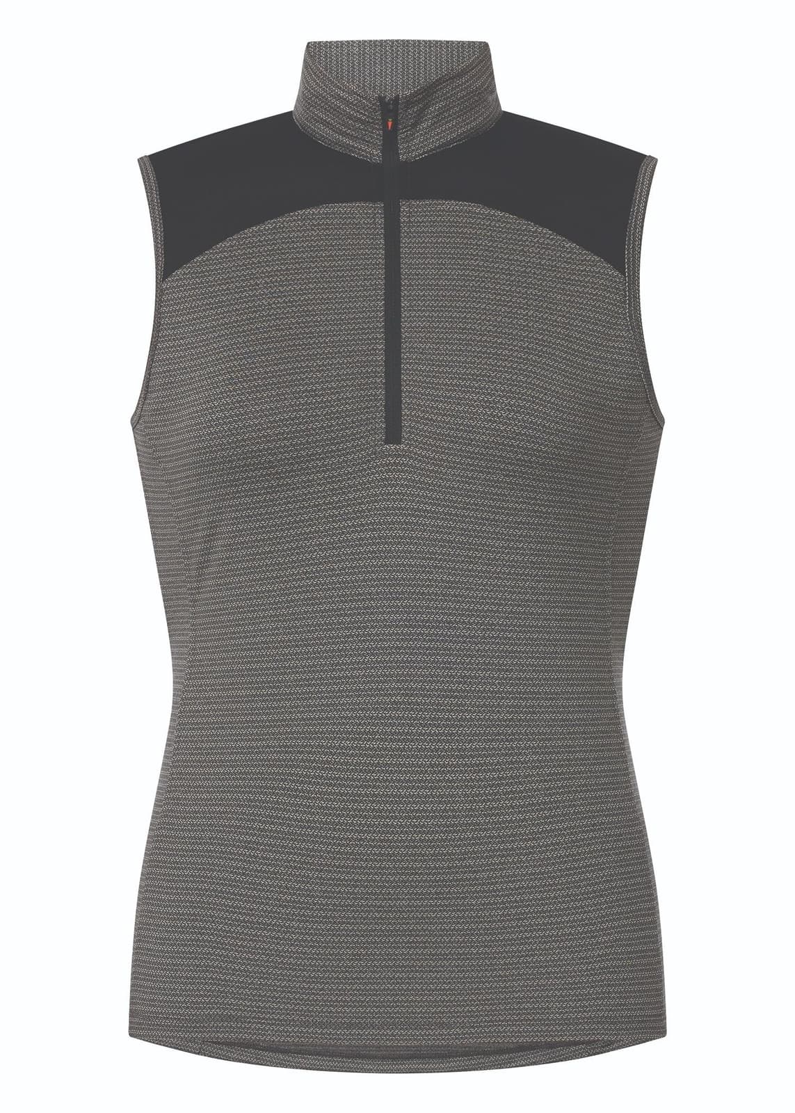 Kerrits Activewear Women's Quarter Line Sleeveless Zip Top Limestone Top Medium - Thumbnail 5