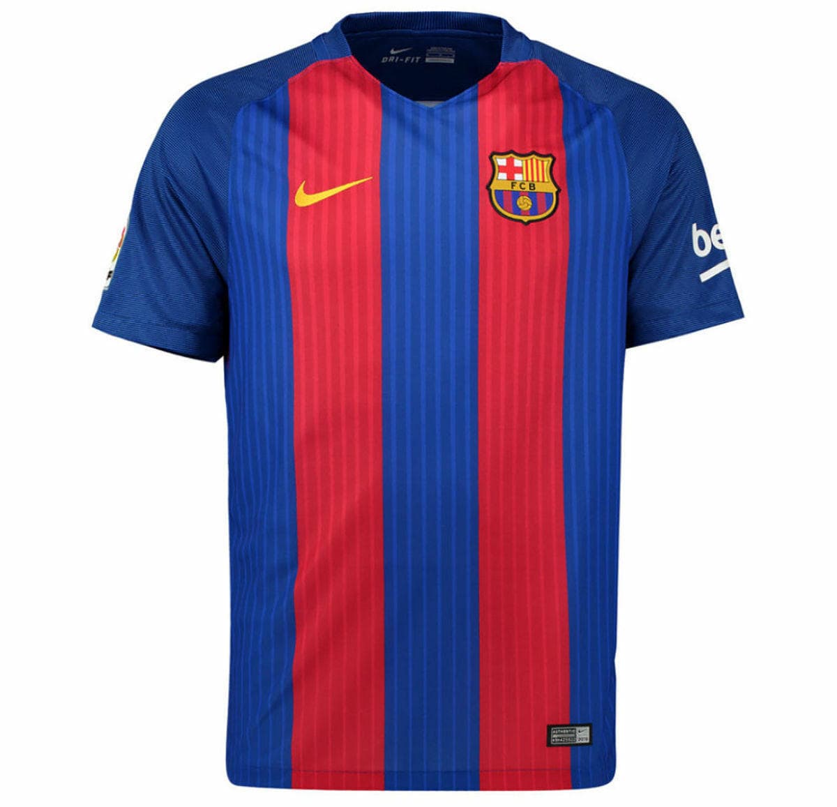 Nike Men's Dri-Fit FC Barcelona Home Soccer Jersey XX-Large Red Blue - Thumbnail 4