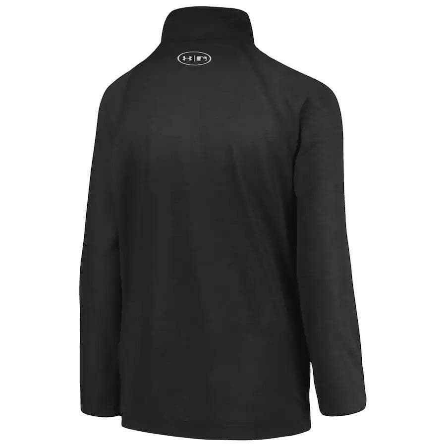 Under Armour Boy's Girl's San Francisco Giants Heatgear 1/4 Zip Pullover Top - Thumbnail 3