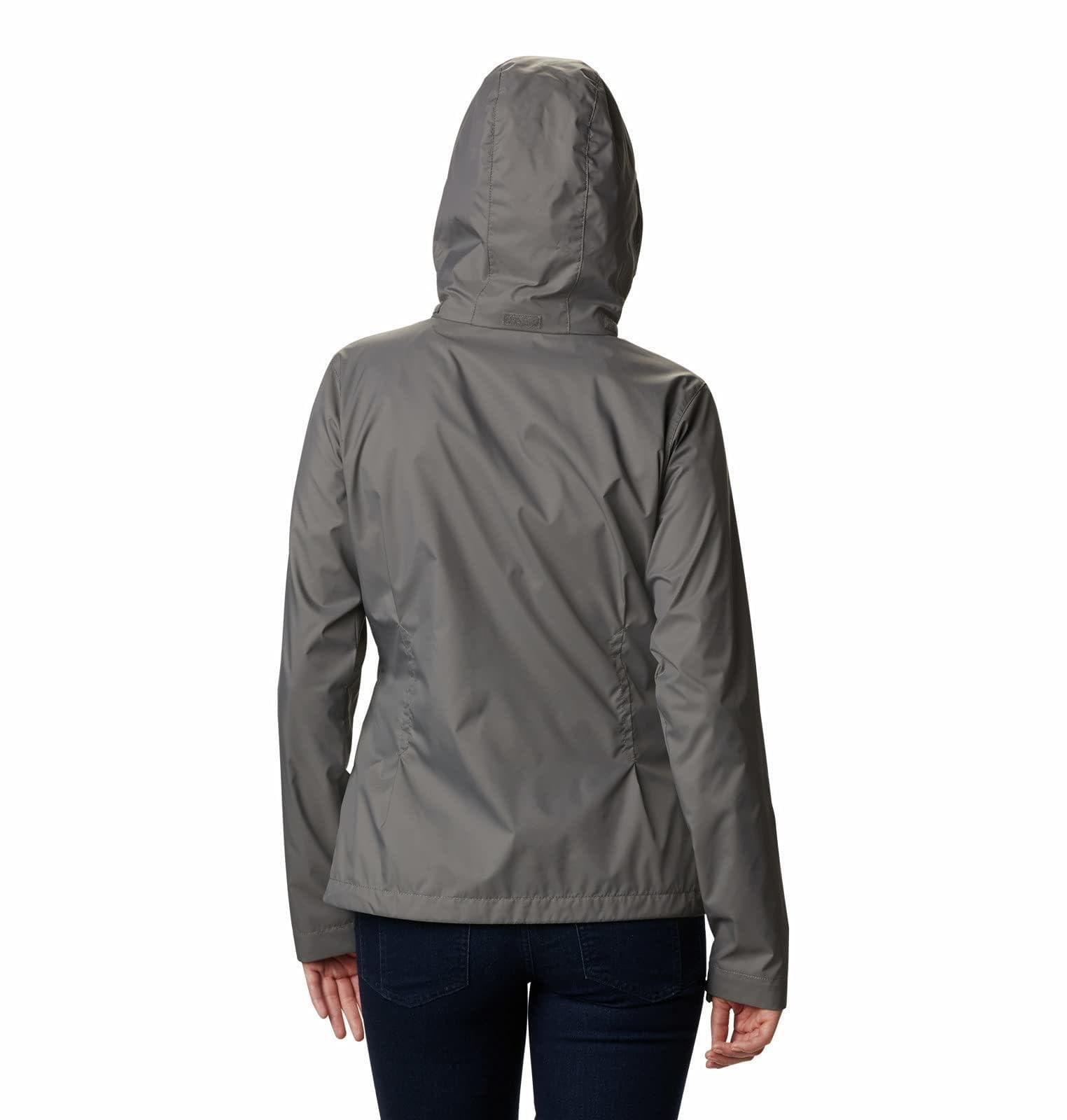 Columbia Women's Ohio State University Buckeyes Waterproof Hooded Jacket Gray XL - Thumbnail 4