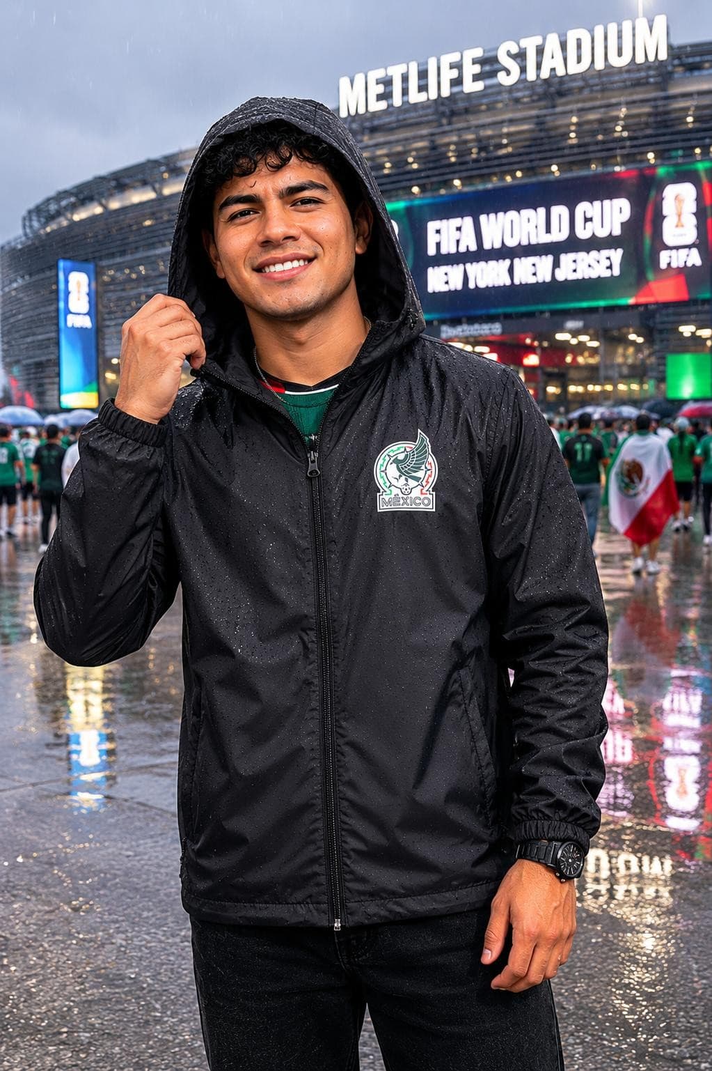 Been There Men's Mexican National Soccer Team Windbreaker Jacket XX-Large Mexico - Thumbnail 4