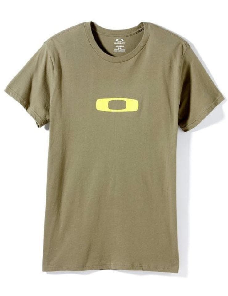Oakley Men's Square Me Icon Cotton Short Sleeve T-shirt M L XL Green Red Tee - Thumbnail 7