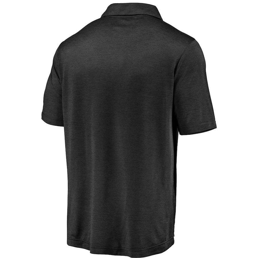 Majestic Men's Pittsburgh Steelers Performance Polyester Striated Polo Black M - Thumbnail 3