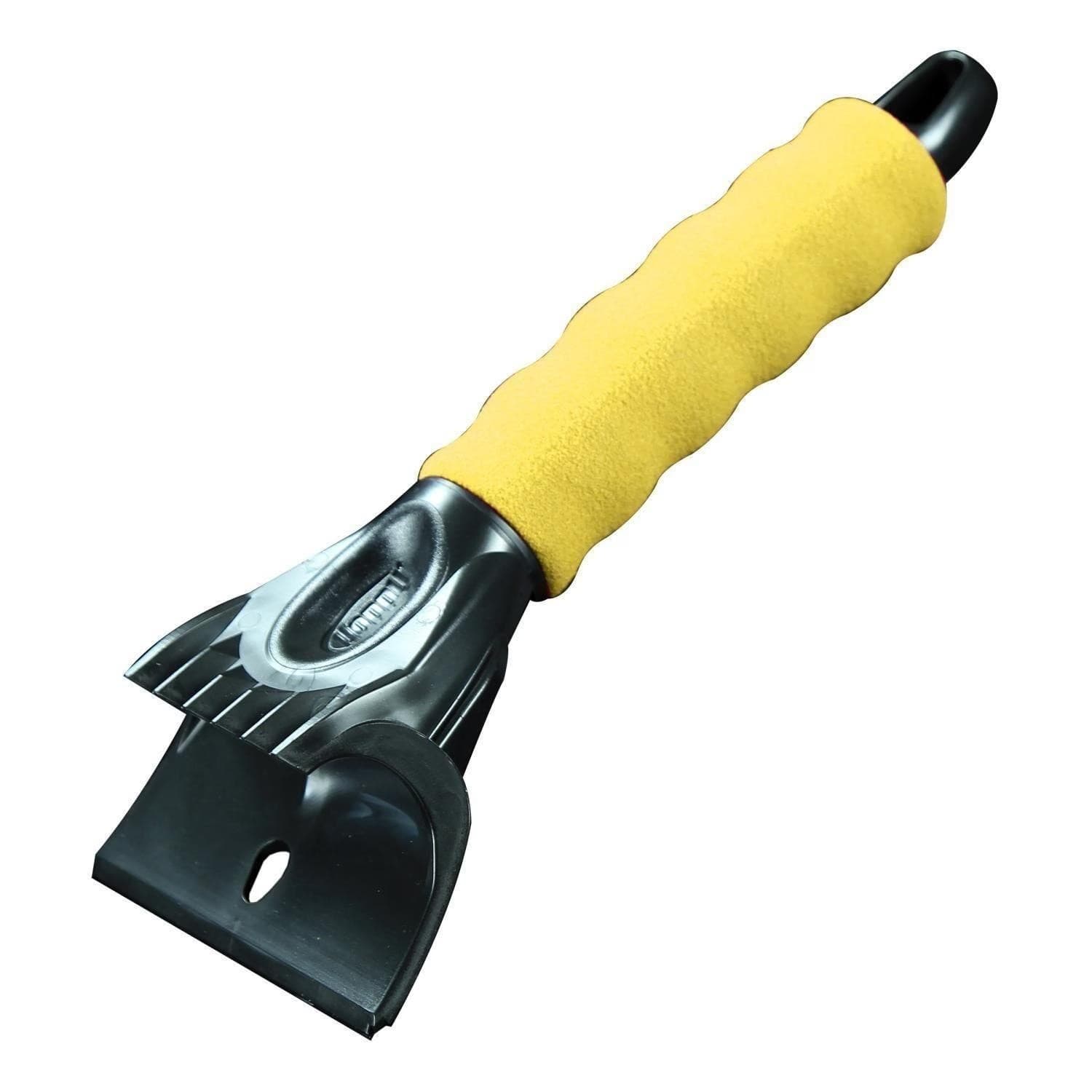 Hopkins SubZero 10" Ice Frost Chisel Scraper with Foam Grip Heavy Duty Yellow - Thumbnail 2