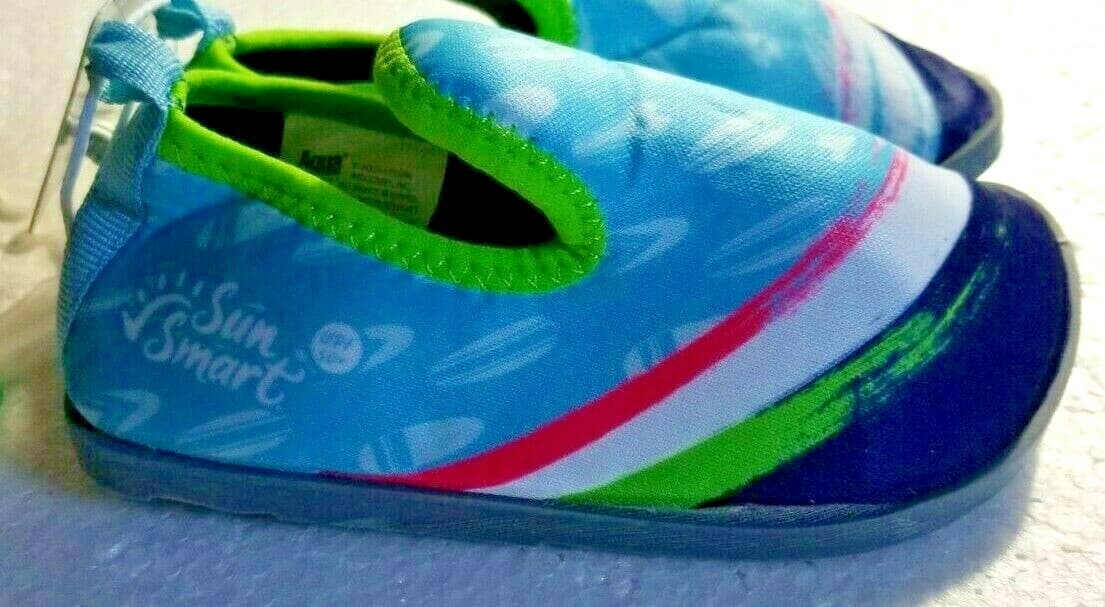 Aqua Leisure Sun Smart Kids Water Shoes UPF 50+ Surfboard Pool Beach Lake S M L - Thumbnail 2