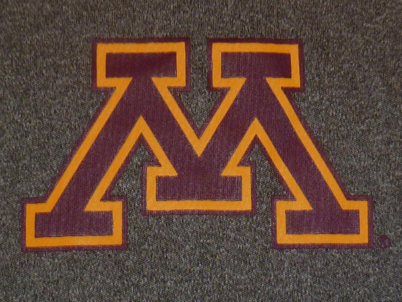 Campus Heritage Men's Minnesota Gophers Performance Circuit T-shirt Gray 2XL - Thumbnail 4