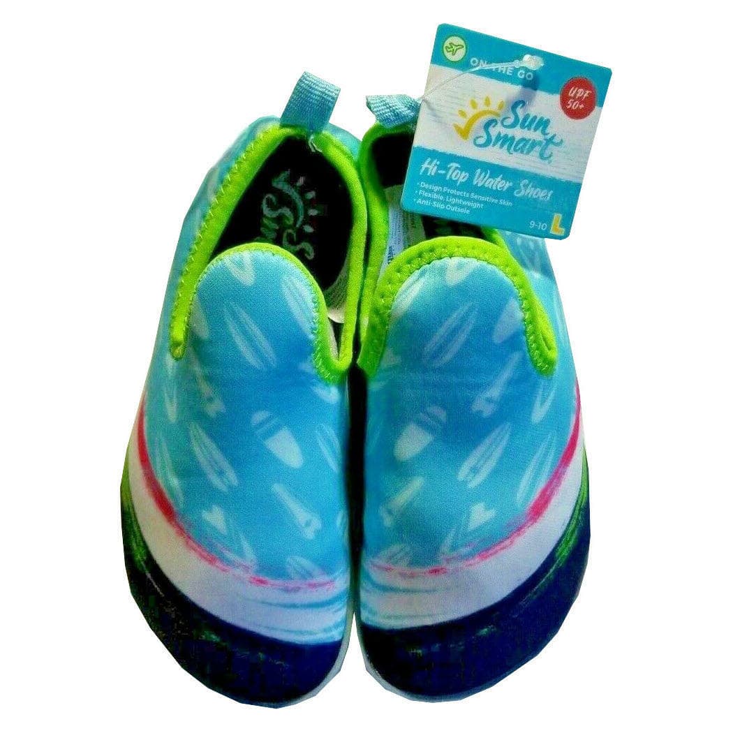 Aqua Leisure Sun Smart Kids Water Shoes UPF 50+ Surfboard Pool Beach Lake S M L