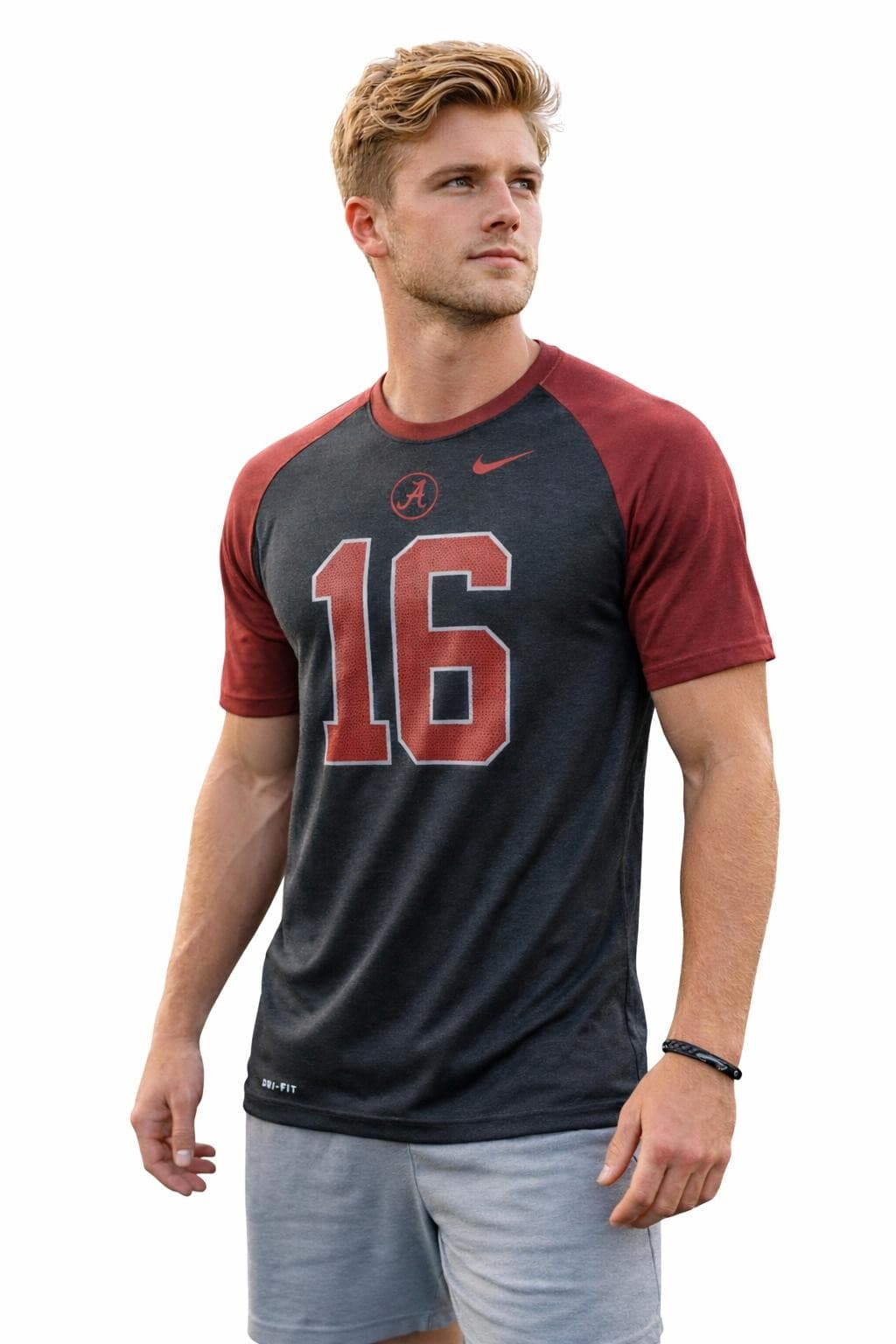 Nike Men's Alabama Crimson Tide Black Dri-fit Wildcard T-Shirt Medium Black - Thumbnail 9
