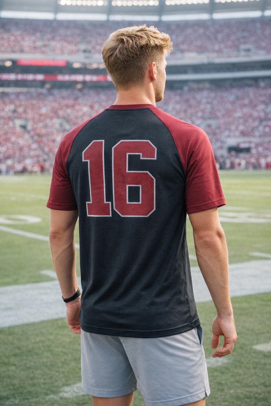 Nike Men's Alabama Crimson Tide Black Dri-fit Wildcard T-Shirt Medium Black - Thumbnail 5