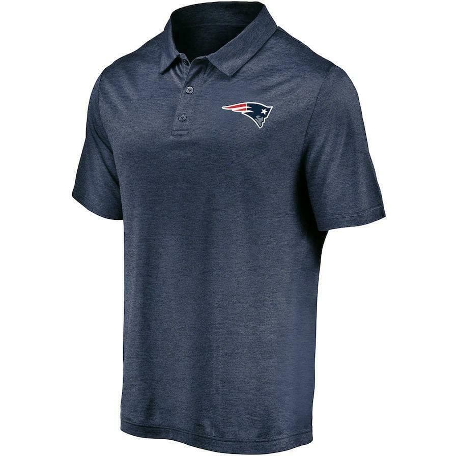 Majestic Men's New England Patriots Performance Polyester Striated Polo 2XL L - Thumbnail 3
