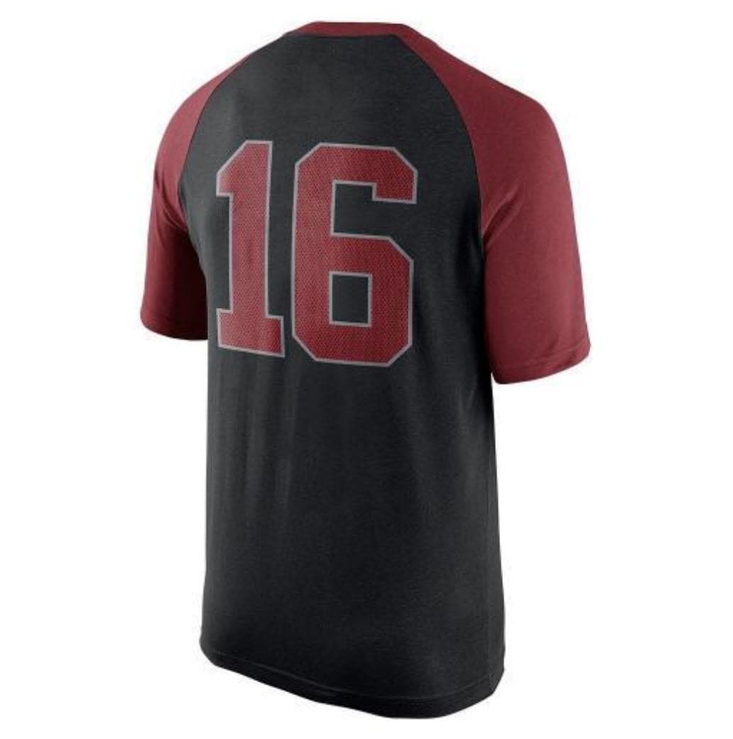 Nike Men's Alabama Crimson Tide Black Dri-fit Wildcard T-Shirt Medium Black - Thumbnail 8