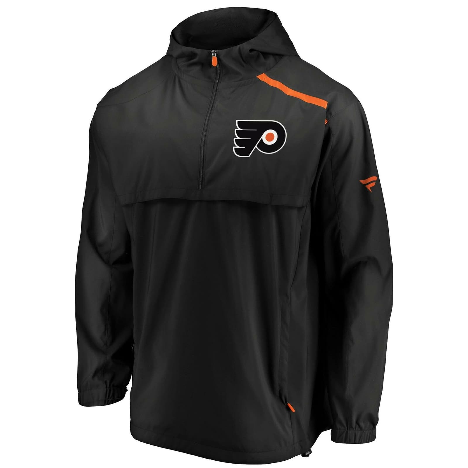 Fanatics Men's Philadelphia Flyers Authentic Pro Rinkside 1/4 Zip Anorak Jacket - Thumbnail 2