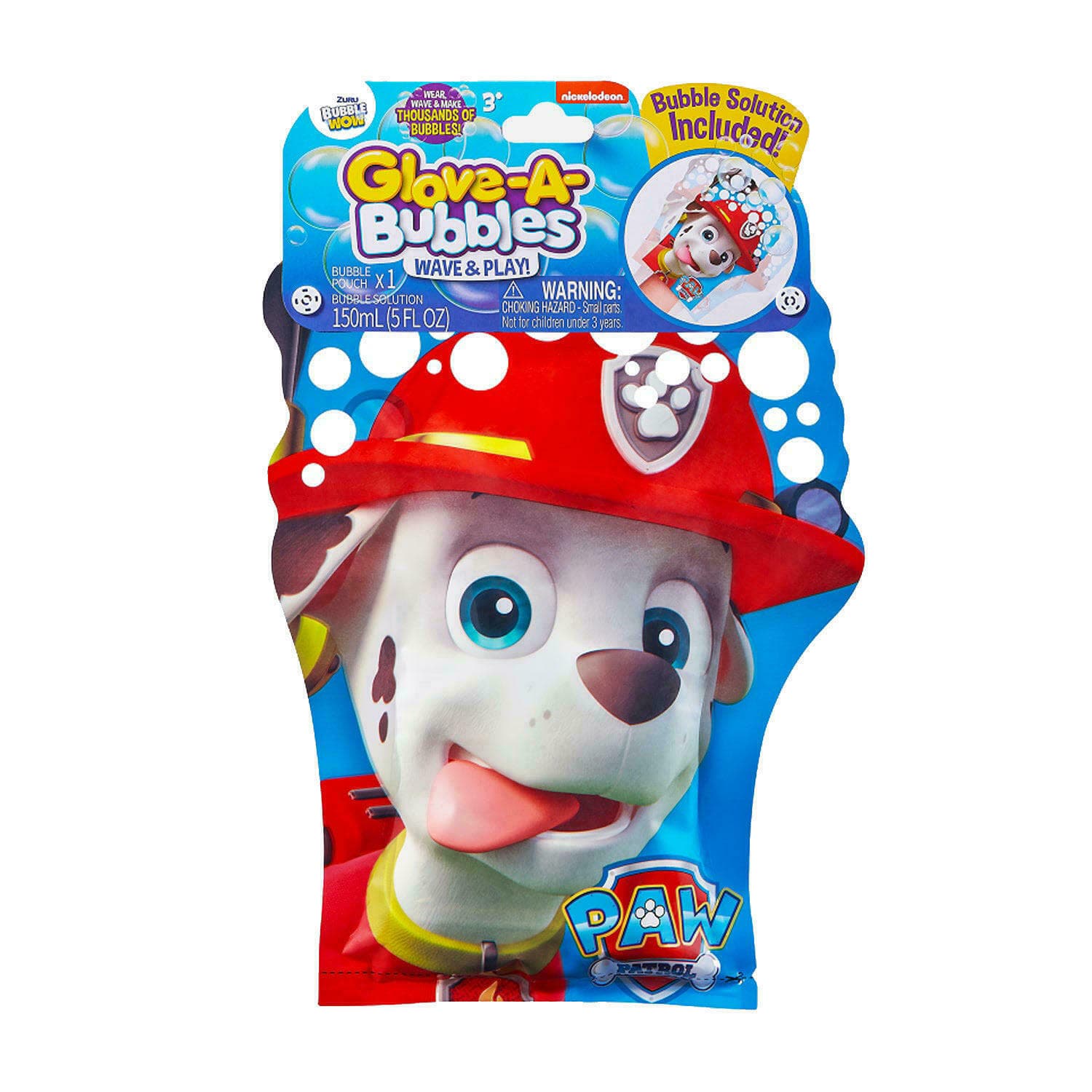 Zuru Paw Patrol Glove-A-Bubbles Wave & Play Thousands Bubbles Solution & Glove - Thumbnail 2