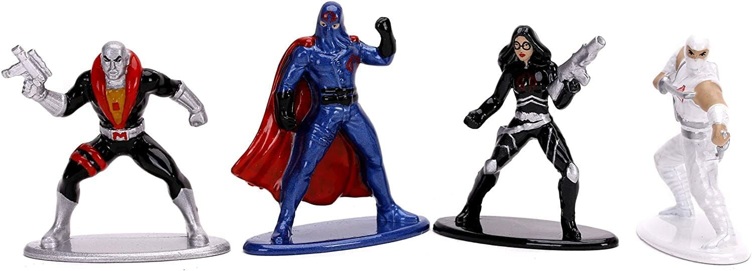 GI JOE Jada NANO METALFIGS Cobra Commander Snake Eyes Storm Shadow Action Figure - Thumbnail 6