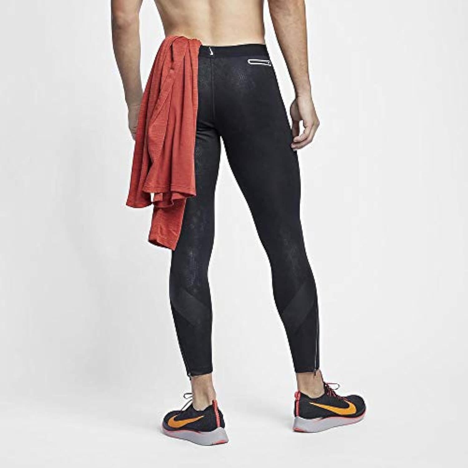 Nike Men's Power Tech Dri-Fit Reflective Running Tights Black 2XL MSRP $120 - Thumbnail 3