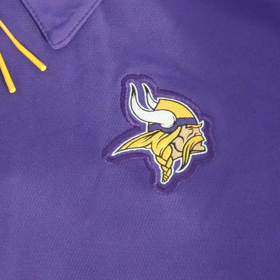 Nike Men's Minnesota Vikings Therma Full Zip On Field Jacket Purple L MSRP $140 - Thumbnail 4