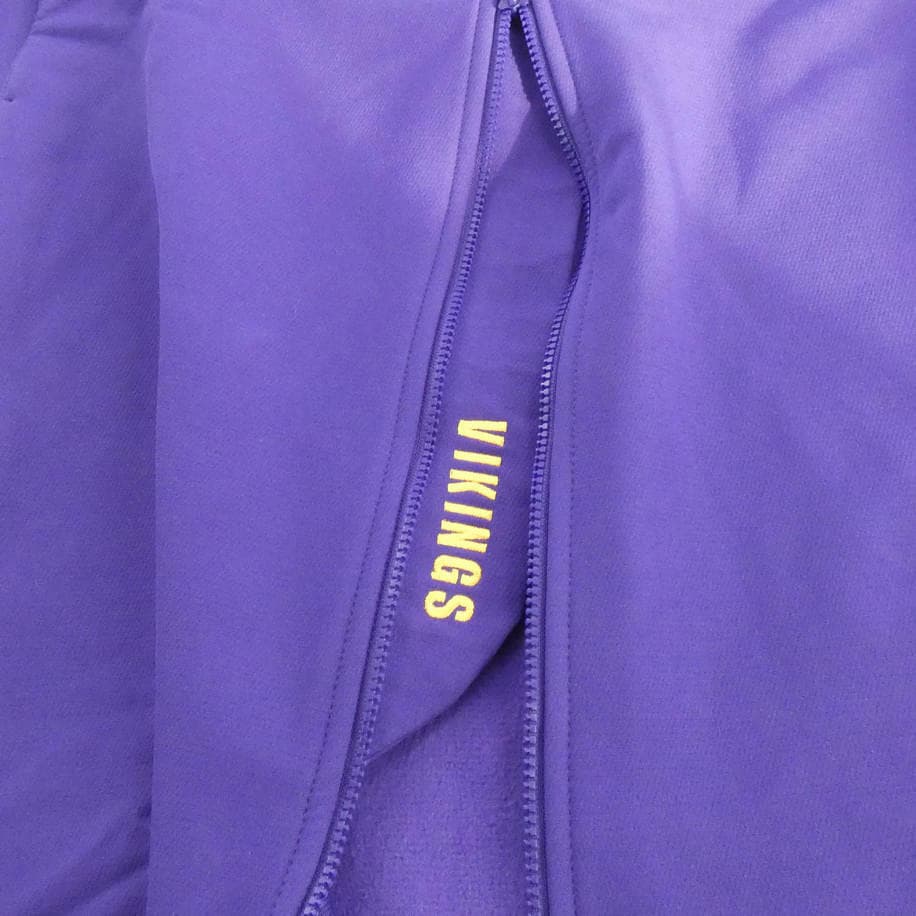 Nike Men's Minnesota Vikings Therma Full Zip On Field Jacket Purple L MSRP $140 - Thumbnail 5