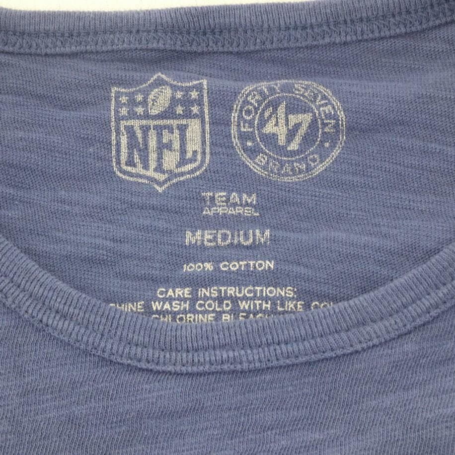 '47 Brand Women's Indianapolis Colts Scrum Logo Short Sleeve T-shirt Blue - Thumbnail 4