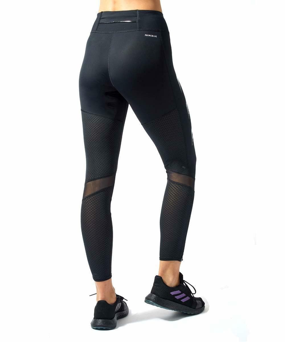 Adidas Women's How We Do Tight Long Aeroready Training Tights Medium Black - Thumbnail 3