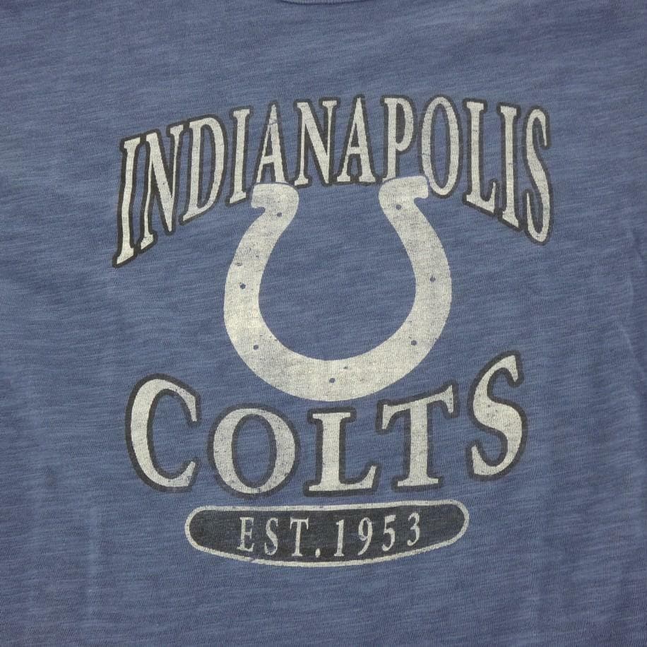 '47 Brand Women's Indianapolis Colts Scrum Logo Short Sleeve T-shirt Blue - Thumbnail 3