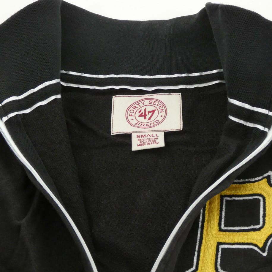'47 Brand Women's Pittsburgh Pirates Crossover Full Zip Track Jacket S M L - Thumbnail 5