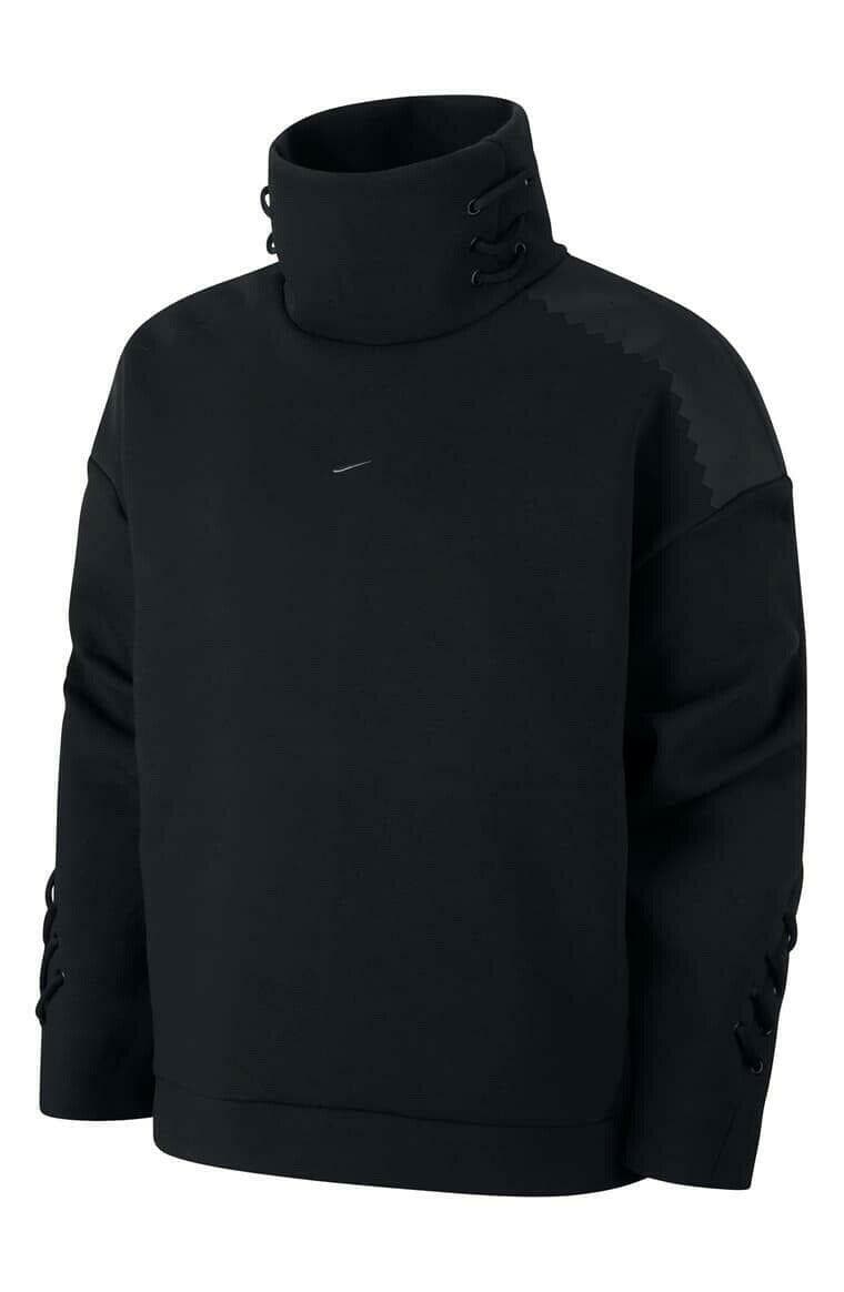 Nike Women's Boutique Knit Pullover Oversized Dri-Fit Top Black Small MSRP $225 - Thumbnail 7