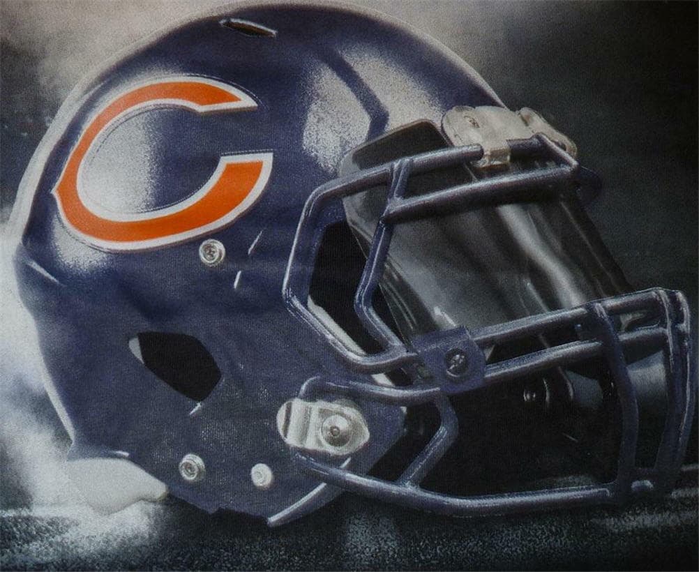 Nike Men's Chicago Bears Vapor Helmet Cotton Short Sleeve T-Shirt Black Medium - Thumbnail 2